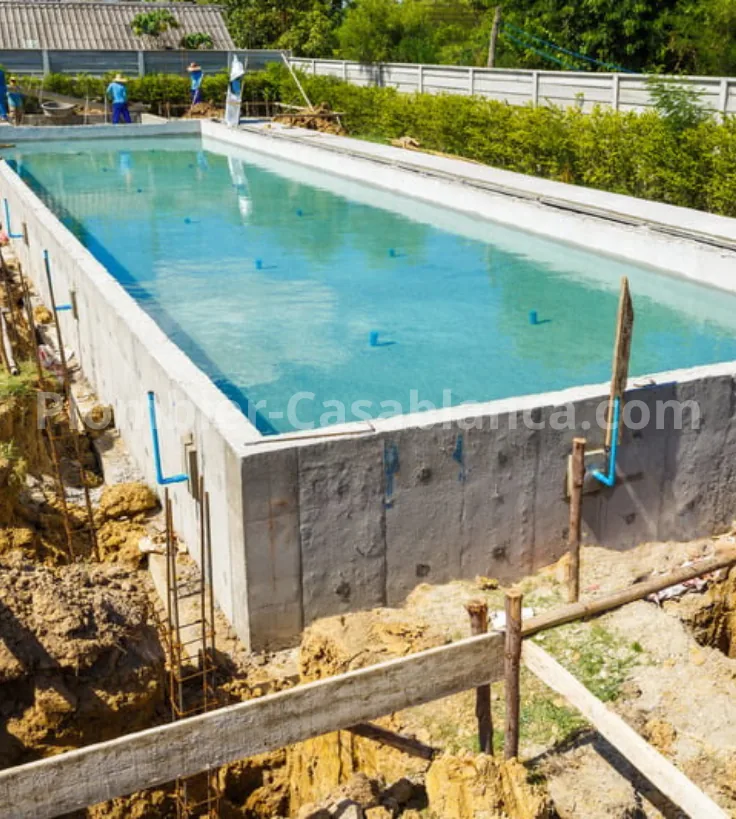 Construction Piscine Casablanca : etapes, delais et conseils